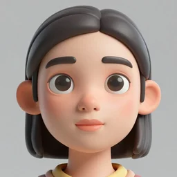 girl 3d [ three eyes, a nose, lips ] style hyperrealistic octane render