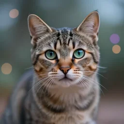 5 5 mm photo of a cat. dof. bokeh. magical atmosphere. art by greg rutkowski. highly detailed 8 k. intricate. lifelike. soft light. nikon d 8 5 0.