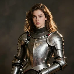 cool swag armoured knight, vintage photograph