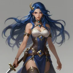 female fantasy character in the style of Artgerm, WLOP, Rossdraws, trending on artstation