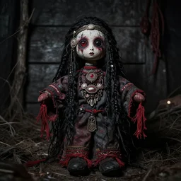 creepy Shaman russian voodoo doll