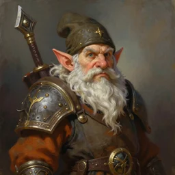a beautiful portrait painting of a fantasy gnome, portrait fantasy art, dungeons and dragons character art, warcraft art, art by keith parkinson and greg rutkowski and tim hildebrandt