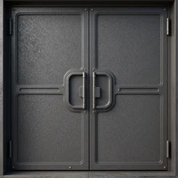 a sci - fi double door texture by ron cobb highly and ralph mcquarrie detailed, octane render, simplistic, hyperrealistic, very coherent, hyper realism, high detail, octane render, 8 k