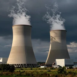 A nuclear power plant by krzysztof nowak, artstation