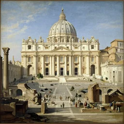 the ruins of the vatican by piranesi.