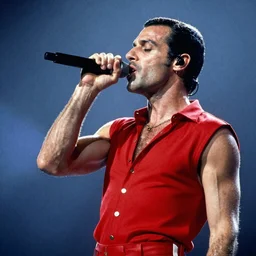 “Freddie mercury performing the universe”