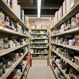 photo inside of an hardware store