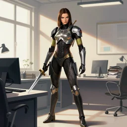 on the office. battle angel alita. by rembrandt 1 6 6 7, illustration