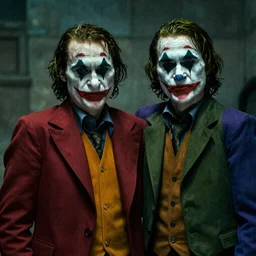 film still of Paul Walker as The Joker in The Dark Knight, 4k