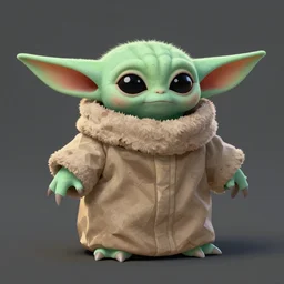 Concept art of Grogu as a Sith