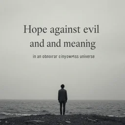 hope against evil and meaning in an otherwise empty and hopeless universe