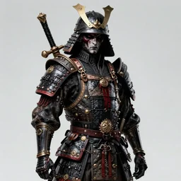Victorian Gothic Samurai, hd, intricate, bloodborne, 8k, digital art