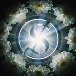 occult sign surrounded by flowers. reflection and dispersion materials. rays and dispersion of light. volumetric light. f / 3 2. noise film photo. flash photography. ultra realistic, wide, poster by otto marseus van schriek rachel ruysch christian rex van minnen, dutch golden age, wayne barlowe, mike winkelmann, craig mullins