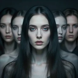 portrait of a ghostly haunting female, depth of field, zeiss lens, detailed, symmetrical, centered, fashion photoshoot, by annie leibovitz and steve mccurry, david lazar, jimmy nelsson, breathtaking, 8 k resolution, extremely detailed, beautiful, establishing shot, artistic, hyperrealistic, beautiful face, octane render