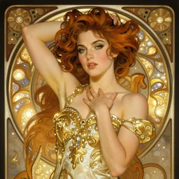 portrait of nathalie emmanuel, intricate, elegant, glowing lights, highly detailed, digital painting, artstation, glamor pose, concept art, smooth, sharp focus, illustration, art by wlop, alphonse mucha and craig mullins