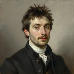 a portrait painting of a male, art greg rutkowski and william - adolphe bouguereau