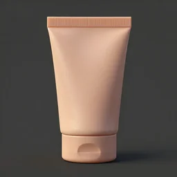 simple 3 d primitive tube shape, texture - mapped with pale realistic colored human skin, photoreal colors and details, small hairs, pores, straight smooth vertical, highly realistic bump map, surface painter, 4 k, renderman
