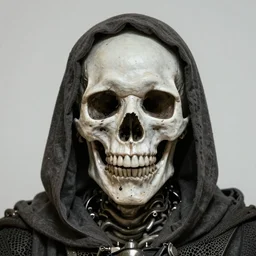 Hyper realistic portrait of a God of Death by Emil Melmoth, 8k