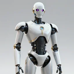 Portrait of the robot from the movie Metropolis, art deco design, by Mandy Jurgens and Warhol, Ernst Haeckel, James Jean, artstation