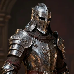 unknown the elder scrolls vi redguard character portrait partially clothed in hooded metal - plated exquisitely detailed hooded battle armour, atmospheric lighting, painted, intricate, volumetric lighting, beautiful, rich deep colours masterpiece, sharp focus, ultra detailed