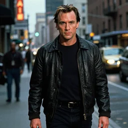 film still of Heath Ledger as John McClane in Die Hard, 4k