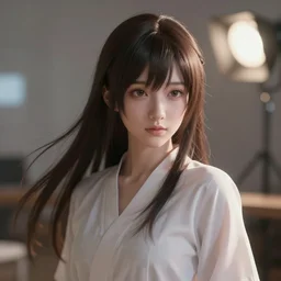 portrait, taipei, a beautiful detailed anime photo, octane render split lighting 8 k volumetric ambient studio lighting, cinematic