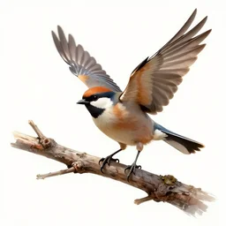 an intricate concept illustration of a flying bird landing on a branch, by wlop, artstation, cgsociety, hyper realistic, photorealistic, digital painting