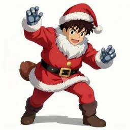 robot santa claus attacks, portrait shinkai makoto studio ghibli studio key hideaki anno sakimichan stanley artgerm lau rossdraws james jean marc simonetti elegant highly detailed digital painting artstation pixiv
