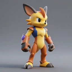 star fox falco, octane render, quarter view, ray - tracing, trending, 4 k