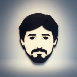 face icon stylized minimalist justin trudeau as fidel castro, loftis, cory behance hd by jesper ejsing, by rhads, makoto shinkai and lois van baarle, ilya kuvshinov, rossdraws global illumination