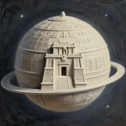 planet aztec, intricate oil painting by greg rutkowski, trending on artstation