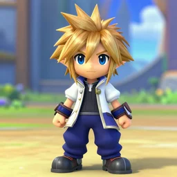 character from kingdom hearts 2, in - game graphics, 3 d, screenshot