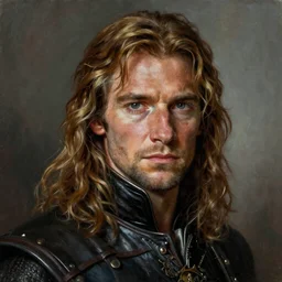 ultra realistic portrait painting of tom selleck as aragorn, art by frank frazetta, 4 k, ultra realistic, highly detailed, epic lighting