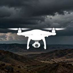 quadcopter logo solid icon