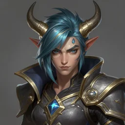 neeko from league of legends, character portrait, concept art, intricate details, highly detailed by greg rutkowski, gaston bussiere, craig mullins, simon bisley
