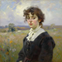 a dreamy landscape painted by john singer sargent