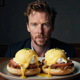 eggs benedict with the face of benedict cumberbatch
