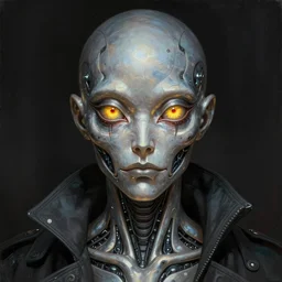 cybernetic cyberpunk mf doom reptile eyes, cyber metal skin. intricate, elegant, highly detailed, centered, digital painting, artstation, concept art, smooth, sharp focus, illustration, artgerm, tomasz alen kopera, peter mohrbacher, donato giancola, joseph christian leyendecker, wlop, frank frazetta
