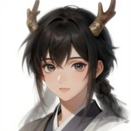 character concept art of an anime anthro dragon | | cute - fine - face, pretty face, realistic shaded perfect face, fine details by stanley artgerm lau, wlop, rossdraws, james jean, andrei riabovitchev, marc simonetti, and sakimichan, tranding on artstation