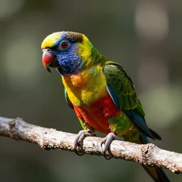 still of a chattering lory in a funny youtube video