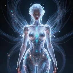 front shot of a Sui He as cyberpunk, hyperdimensional, bioluminescent ethereal, ((intricate)), elegant, highly detailed, centered, (((artstation, concept art, smooth, sharp focus, artgerm, Tomasz Alen Kopera, Peter Mohrbacher, donato giancola, Joseph Christian Leyendecker, WLOP, Boris Vallejo))),  octane render, nvidia raytracing demo