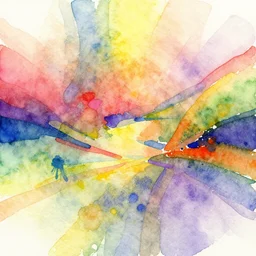 acid trip, abstract, watercolor, colorful