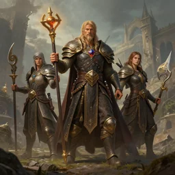 adventurer's guild, dungeons and dragons fantasy art, trending on artstation, highly detailed 4k