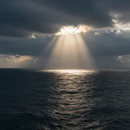 ocean dramatic lighting cinematic establishing shot extremely high detail foto realistic cinematic lighting post processed