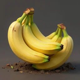 bananas growing out of the ground, game concept art matte painting, extremely detailed, trending on artstation