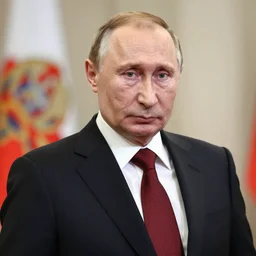 Putin in anime style