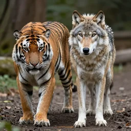 half wolf, half tiger