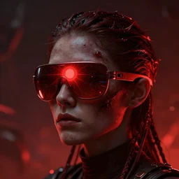 dark matter red infernal world future schizophrenia ambient sun glasses HD 8K