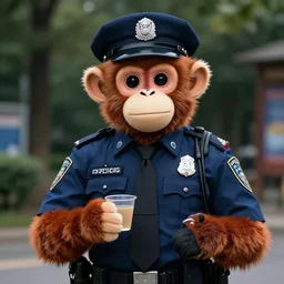 Chad police officer arrest drunk furry NFT monkey