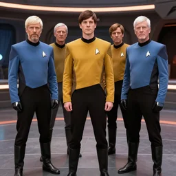“Star wars but everyone are wearing Star Trek uniforms”
